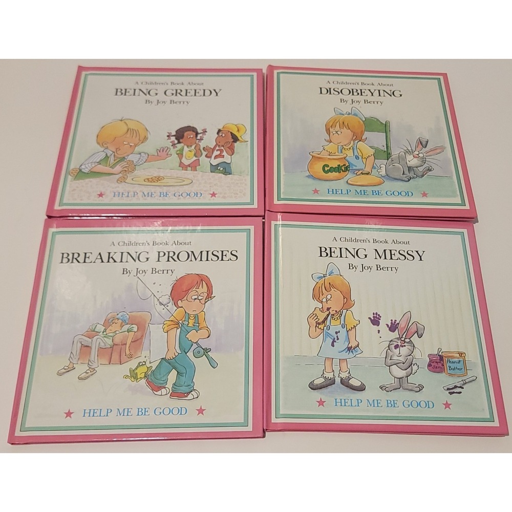 VTG A Children's Book About - Help Me Be Good Lot Of 4